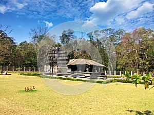 India. Goa. The only remained Mahadev temple the XIII century in Tambdi Surla. photo