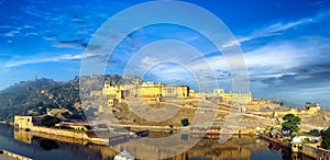 India Jaipur Amber fort in Rajasthan photo