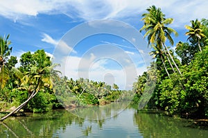 India - Kerala canal photo