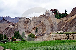 India - Ladakh landscape in a cloudy day