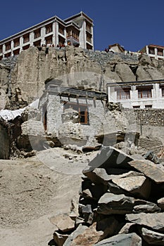 India, Lama Yuru, Ladakh, Temple, Monostyr, stone, travel, mountains, religion