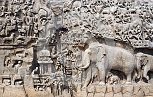 India - Mamallapuram - Arjunas Penance
