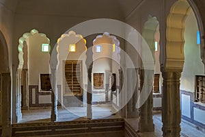 India Mandawa Rajasthan Haveli the rooms of the wives of the Maharaja