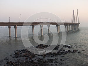 India in Mubmai Sea Bridge,The Bandraâ€“Worli Sea Link