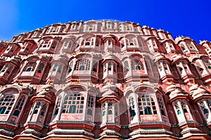 India. Rajasthan, Jaipur, Palace of Winds