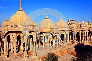 India, Rajasthan, Jaisalmer: Cenotaphs photo