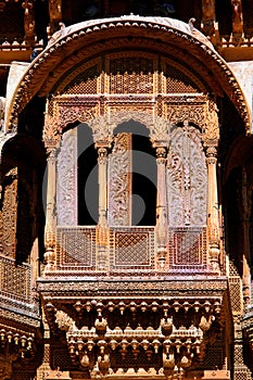 India, Rajasthan, Jaisalmer: Havali house