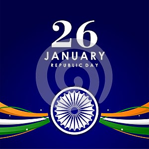 India Republic Day Vector Design For Banner or Background