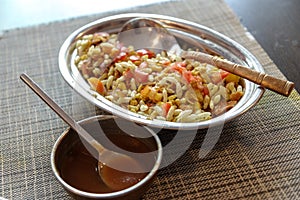 India savoury snack -Bhel puri