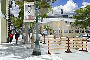 India Street, the heart of the Little Italy district in San Diego, California