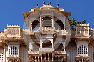 India, Udaipur: city palace