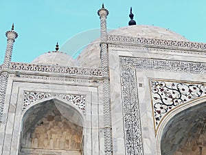 India - Uttar Pradesh - Agra - Taj Mahal - Guldastas and Spandrets