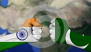 India vs, versus Pakistan. Conflict and tensions between India and Pakistan