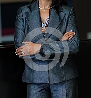 Indian Arab Business Woman in corporate clothing attire