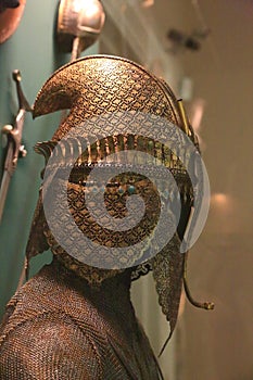 Indian armor closeup