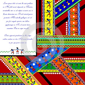 Indian Art background