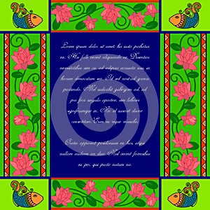 Indian Art background