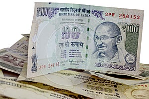 Indian Banned Currency of rupee 100, 500