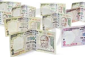 Indian Banned Currency of rupee 1000, 500