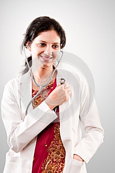 Indian beautiful female doctor