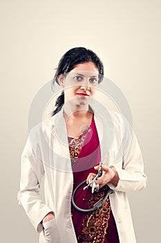 Indian beautiful female doctor