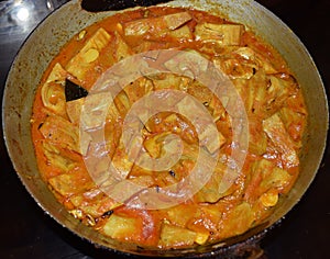 Indian Bengali Dish Jackfruit Curry