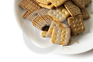 indian biscuit cookies white flour biscuit indian cooking white background