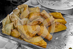 Indian Bread pakode and samose