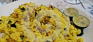 Indian breakfast poha