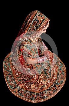 Indian bridal girl