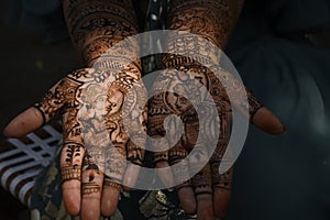 Indian traditional function and bridal Mehndi