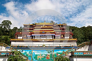 Indian buddhistic monastery
