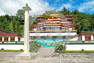 Indian buddhistic monastery