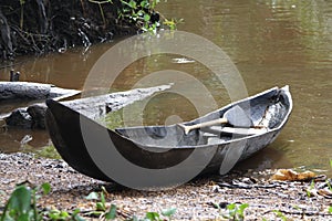 Indian canoe in Venezuela