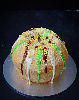 Indian chaat theme cake