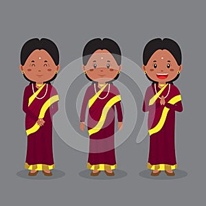 Indian Character with Various Expression