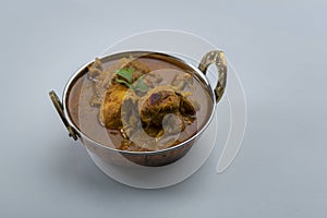 Indian chicken curry or kadai chicken