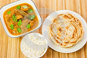 Indian Chicken Curry Meal