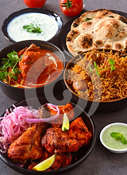 Indian chicken platter