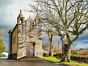 Guadalupe chapel, Coya village, PiloÃ±a municipality, Asturias, Spain photo