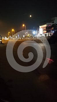 Indian city street photo graph