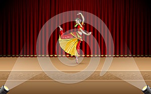Indian Classical Dancer photo