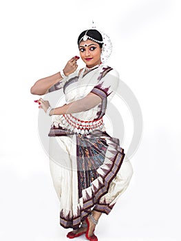 Indian classical female dancer