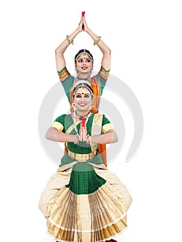 Indian classical female dancers