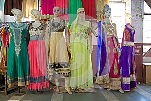 Indian clothes for sale at the New Market, Kolkata, India