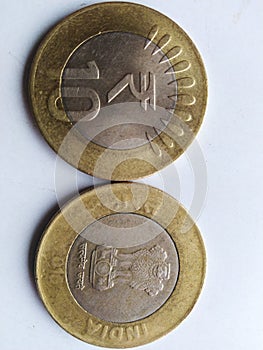 Indian coin currency in old condition