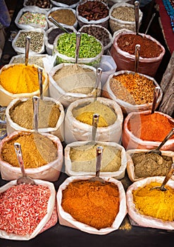 Indian colorful spices