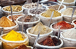 Indian colorful spices