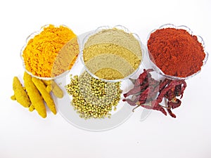 Indian cooking spices.