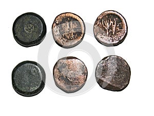 Indian Counter Marked  Copper Coins of Bhopal Princely State